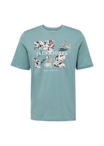 Jack & Jones JACK & JONES T-Shirt 'JJFLOOR' Herren blau Größe XS Logoprint
