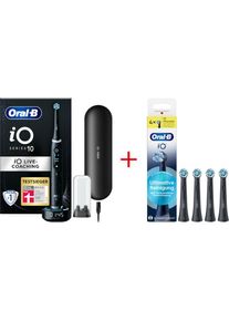 Oral-B , Elektrische Zahnbürste »iO 10«, 5 St. Aufsteckbürsten, Magnet-Technologie, iOsense, 7 Putzmodi, Farbdisplay & Lade-Reiseetui , cosmic...