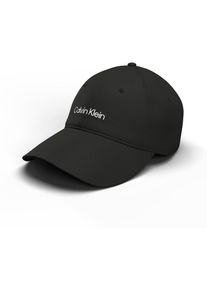 Calvin Klein , Baseball Cap »LOGO EMBROIDERY BASEBALL CAP«, Mit festem Schirm , Black/ Bright White