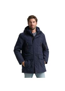 Tom Tailor, Herren, Funktionsmantel mit Logo Anh&auml;nger, sky captain blue, XXL, sky captain blue, Mantel von Tom Tailor