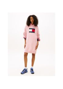 Tommy Jeans , Strickkleid »TJW FLAG SWEATER DRESS EXT« , Mystic Pink Htr , N-Gr , XXL (44) -N-Gr , XXL (44) , Feinstrickkleid von Tommy Jeans