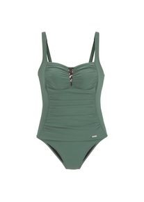 Lascana, Damen, Badeanzug mit Pailletten besetzt, oliv, Cup C, 46 -Cup C, oliv, Elegante Pailetten-Verzierung
