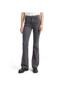 Tom Tailor, Damen, Schlagjeans &raquo;STELLA&laquo; mit Schlag und Stretch, grey denim, L&auml;nge 32, 34 -L&auml;nge 32, grey denim, Skinny-fit-Jeans von Tom Tailor