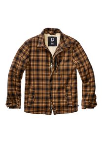 Brandit pánska bunda Sherpa, camel-čierna - XL