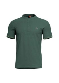 P&aacute;nske tričko Pentagon Levantes Henley Stripes, zelen&eacute; - XL