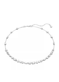 Swarovski Gioielleria - Mesmera necklace, Mixed cuts, Scattered design, white