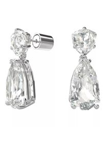 Swarovski Gioielleria - Mesmera drop earrings, Mixed cuts, Rhodium plated white