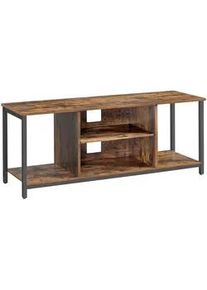 Mid.you Tv-Element , Braun, Schwarz , Metall, Holzwerkstoff , 1 Fächer , 120x50x40 cm , Babymöbel & Kindermöbel, Kinderzimmer & Jugendzimmer, Phonomöbel