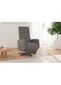 Sit & More Sit & More Relaxsessel , Schlammfarben , Textil , 71x110x82 cm , Goldenes M, Oeko-Tex® Standard 100, Made in Europe, DGM-Klimapakt , Sitzfläche 360° drehbar, gepolsterte Armlehnen , Wohnzimmer, Sessel, Relaxsessel