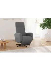 Sit & More Sit & More Relaxsessel , Dunkelgrau , Textil , 71x110x82 cm , Goldenes M, Oeko-Tex® Standard 100, Made in Europe, DGM-Klimapakt , Sitzfläche 360° drehbar, gepolsterte Armlehnen , Wohnzimmer, Sessel, Relaxsessel