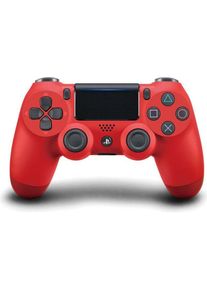 Sony DualShock 4 v2 Controller, Magma Red, PS4 (PS4), Gaming Controller, Rot