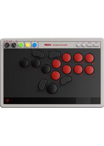 8bitdo Arcade Controller (PC, Switch, Switch 2), Gaming Controller, Grau, Schwarz