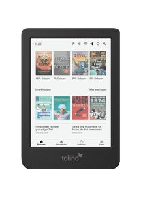 tolino Shine Color (DE) (6", 16 GB, Schwarz), eReader, Schwarz
