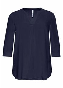 sheego, Damer, Tunika, Navy, Størrelse 42