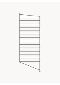 String Furniture Floor Panels String System, W 30 x H 85 cm, Set of 2 Grey Metal B 30 x H 85 cm