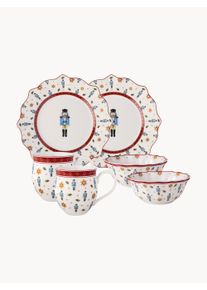 Villeroy & Boch Villeroy & Boch Frukostset Toy's Delight, 2 personer (6 delar) Blå, Röd, Vit KIna 2 personer (6 delar)
