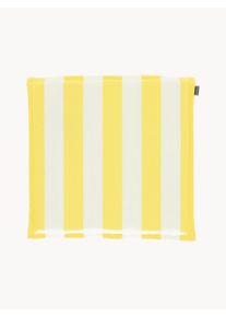 Jan Kurtz Poduška na stoličku Fine Biela, Žltá Š 43 cm x D 43 cm