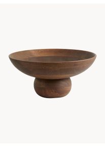 Nordal Decorative Mango Wood Bowl Vitello Brown Solid wood, Wood Ø 30 x H 14 cm