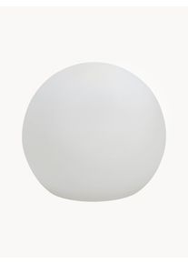 NewGarden Solarna lampa zewnętrzna LED z funkcją zmiany koloru i przyciemniania Buly Biały Wł&oacute;kno syntetyczne, Tworzywo sztuczne, Tkanina &Oslash; 60 x W 55