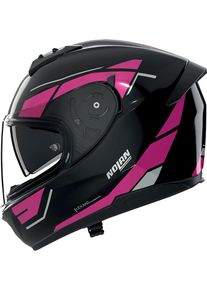 Nolan N60-6 Sincrono 354, full face helmet , color: Black/Pink/Grey , size: S