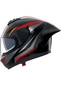 Nolan N60-6 Sport Lesmo 353, full face helmet , color: Black/Red/Dark Grey/Gold , size: M