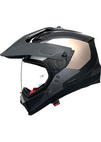 Nolan N70-2 X Selvado 347, modular helmet , color: Matt Black/Dark Grey/Beige/White , size: S