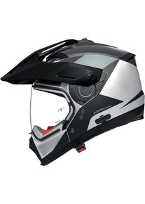 Nolan N70-2 X Turbine 349, modular helmet , color: Black/Grey/Silver , size: M