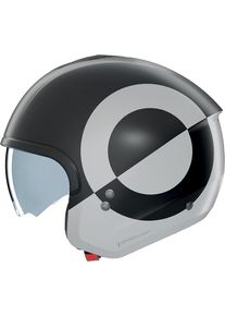 Nolan N20-2 Viceversa 344, open face helmet , color: Matt Black/White , size: L