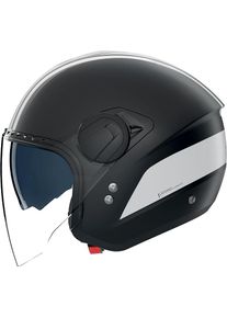 Nolan N20-2 Visor Dolce Vita 347, open face helmet , color: Matt Black/White , size: L