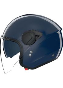 Nolan N20-2 Visor Classico Nobile 312, capacete aberto , cor: Azul Escuro , tamanho: L
