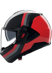Nolan N120-1 Lineo 351, modular helmet , color: Black/Red/Grey , size: M