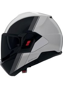 Nolan N120-1 Verniciatura Speciale 356, modular helmet , color: Light Grey/Black/Dark Grey , size: XXL