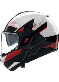 Nolan N120-1 Ciclone 363, modular helmet , color: White/Black/Red , size: M