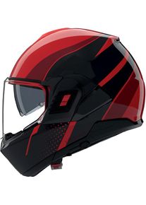 Nolan N120-1 Fluente 360, kask modułowy , kolor: Czerwony/Ciemnoczerwony/Czarny , rozmiar: XXL