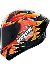 Nolan X-804 RS Ultra Carbon Replica Iannone 368, full face helme , color: Black/Red/Orange/Yellow , size: 3XL