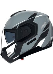 Nolan N90-3 Sincrono 352, flip up helmet , color: Grey/Black/White , size: S