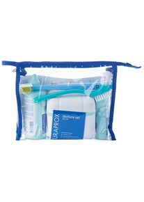 Curaprox BDC 190 Cleaning Set - Mouth Guard Cleaning Set, Cleaning Solution, Snoring Mouth Guard Cleaner, Mouthpiece cleaner, Cleaning Brush