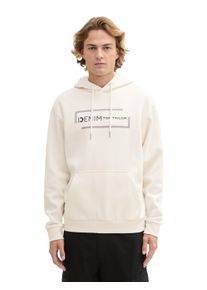 Tom Tailor Denim Herren Hoodie in weiß, Größe L