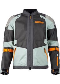 Klim Baja S4, textile jacket , color: Grey/Dark Grey/Orange , size: M