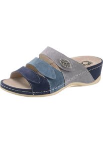 MUBB Damen Pantolette blau-grau Gr&ouml;&szlig;e 41