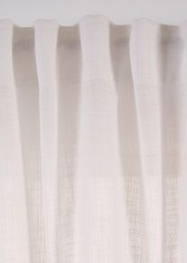 bonprix Draperie din poliester reciclat (1 buc.), alb, Î/Lă: 145/135 cm