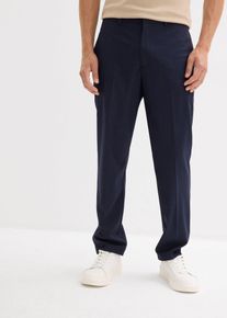 bonprix Pantaloni de costum, Relaxed Fit, albastru, 54