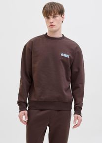 bonprix Bluza JJ REBEL z nadrukiem na plecach, brązowy, 44/46 (S)