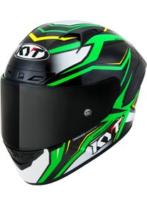 KYT NZ-Race Carbon Stride, kask integralny , kolor: Zielony/Biały/Czarny , rozmiar: L