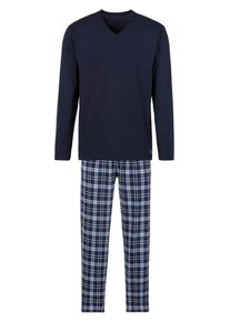 s.Oliver Pyjama Herren blau Größe S