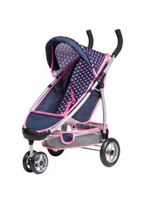 BAYER , Puppenbuggy »Jogger Sport« , Herzchen blau