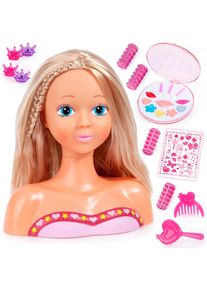 BAYER , Frisier- & Schminkkopf »Top Model« , blond