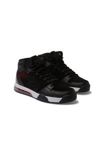 DC Shoes , Sneaker »Versatile Hi« , Black/Grey/Red , 8(40,5) , 8(40,5) , Stoff: Obermaterial aus Leder
