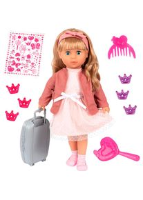 BAYER, Stehpuppe &raquo;Charlene, 46 cm, altrosa&laquo; mit Funktion, altrosa, Stehpuppe