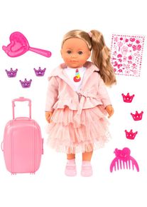 BAYER, Stehpuppe &raquo;Charlene, 46 cm, rosa&laquo; mit Funktion, rosa, Stehpuppe